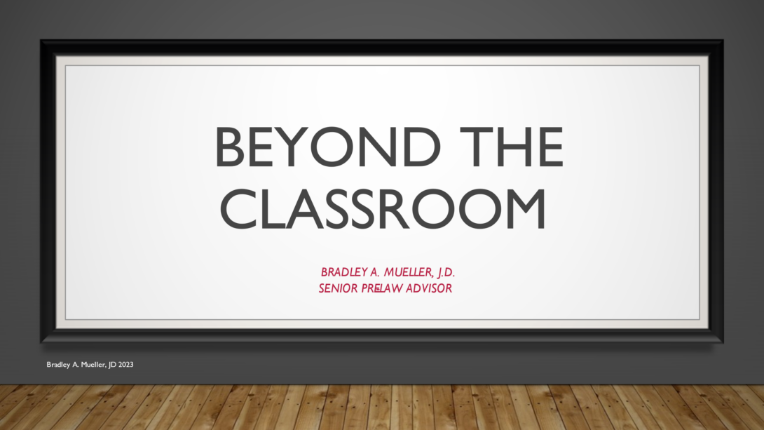 beyond the classroom title screen